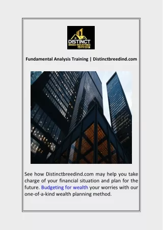 Budgeting For Wealth  Distinctbreedind.com