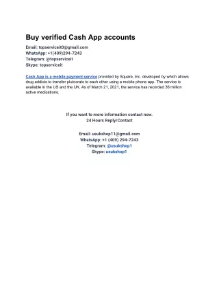 Buy a fully verified Cash app account