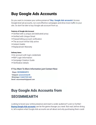 The 6 Best Alternatives to Buy Google Ads Accounts