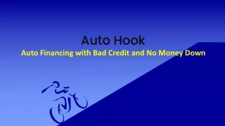 Auto Financing with Bad Credit and No Money Down