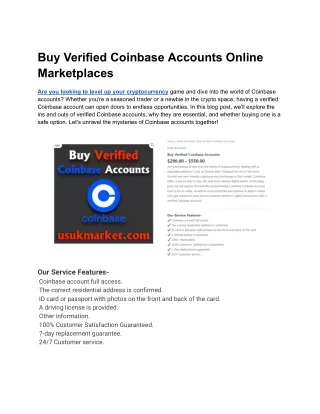 Buy Verified Coinbase Accounts Online Marketplaces (2)