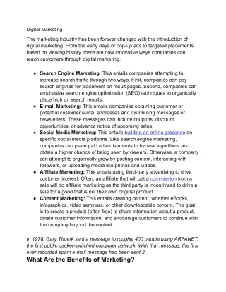 digital marketing