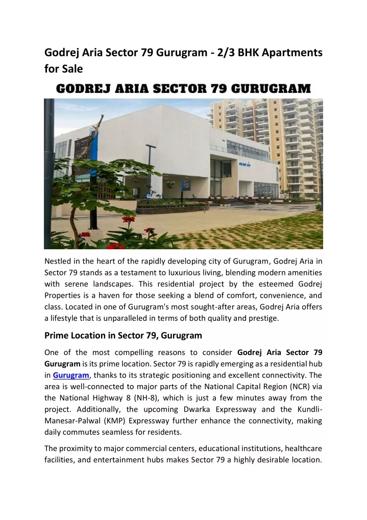 godrej aria sector 79 gurugram 2 3 bhk apartments