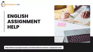 english assignment help