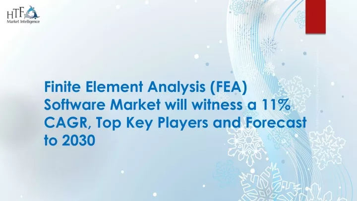 finite element analysis fea software market will