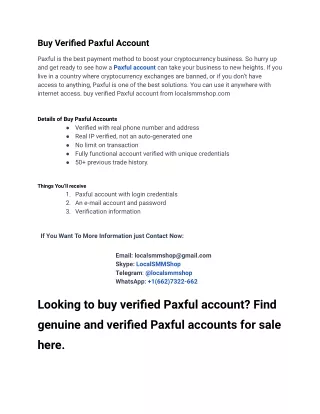 12 Examples Of  Buy Verified Paxful Account