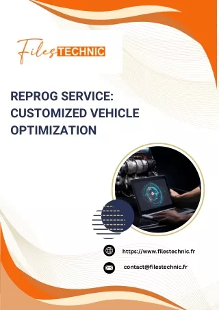 Reprog Service Customized Vehicle Optimization