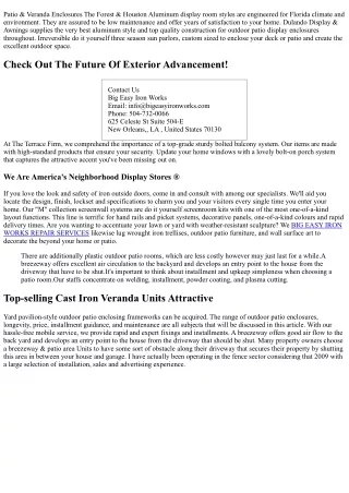 Attractive Deck Iron Barriers Rot Proof And Sophisticated