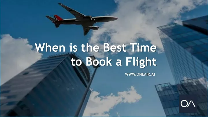 when is the best time to book a flight