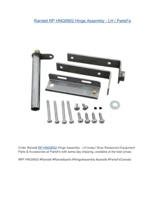 Randell RP HNG9902 Hinge Assembly - LH | PartsFe