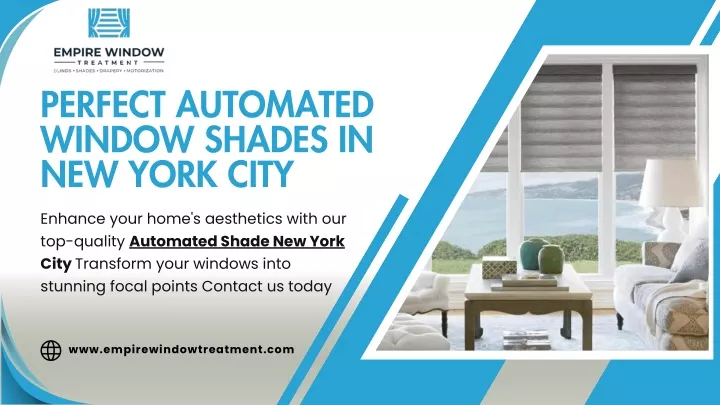 perfect automated window shades in new york city