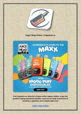 Vapor Shop Online | Vapetech.us