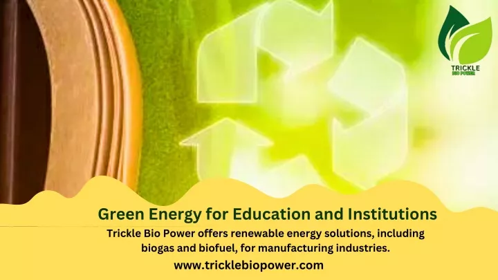 green energy for education and institutions