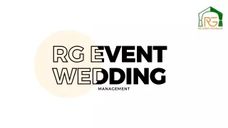 rg event wedding wedding management