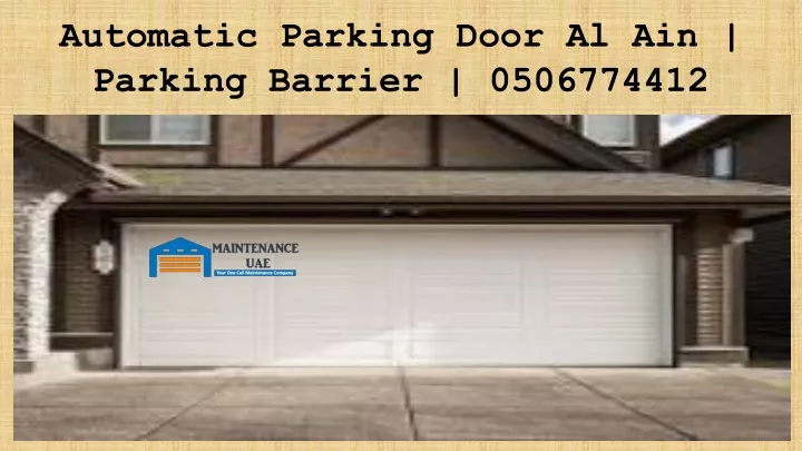 automatic parking door al ain parking barrier