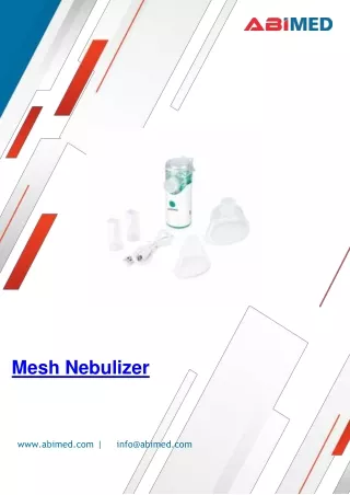 mesh nebulizer