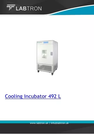 Cooling-Incubator 492 L