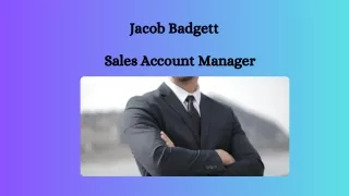 Jacob Badgett - Sales Account Manager