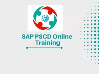 sap pscd online training