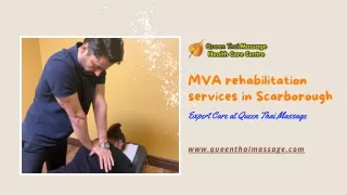 MVA rehabilitation services in Scarborough: Expert Care at Queen Thai Massage