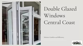 double glazed windows central coast