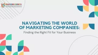Small Business Marketing Company