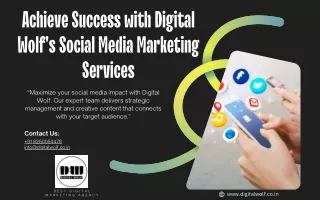 Achieve Success with Digital Wolf's Social Media Marketing Services