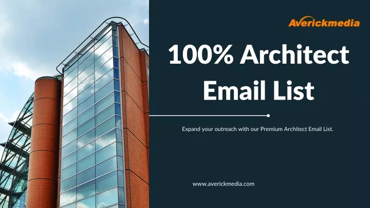 100 architect email list