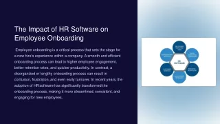 The Impact of HR Software on Employee Onboarding