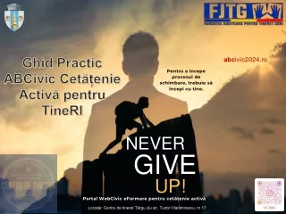 Ghid practic eFormare Cetățenie Activă abcivic 2024 FJTG