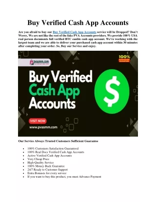 Buy Verified Cash App Accounts