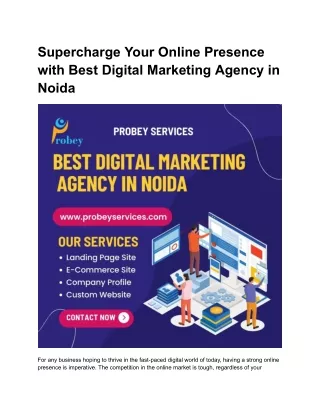 best digital marketing agency in noida