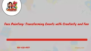 face painting transforming events with creativity