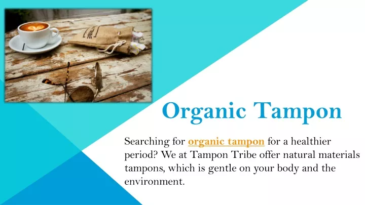 organic tampon