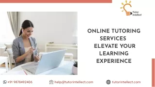 online tutoring services elevate your learning