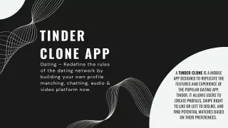 tinder clone app dating redefine the rules