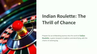 Tips for Winning at Indian Roulette