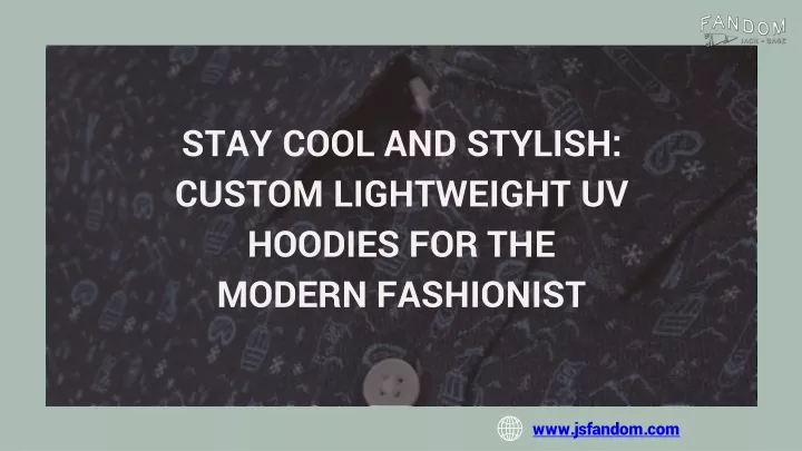 stay cool and stylish custom lightweight