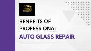 Professional Auto Glass Repair in London by Quick Chip