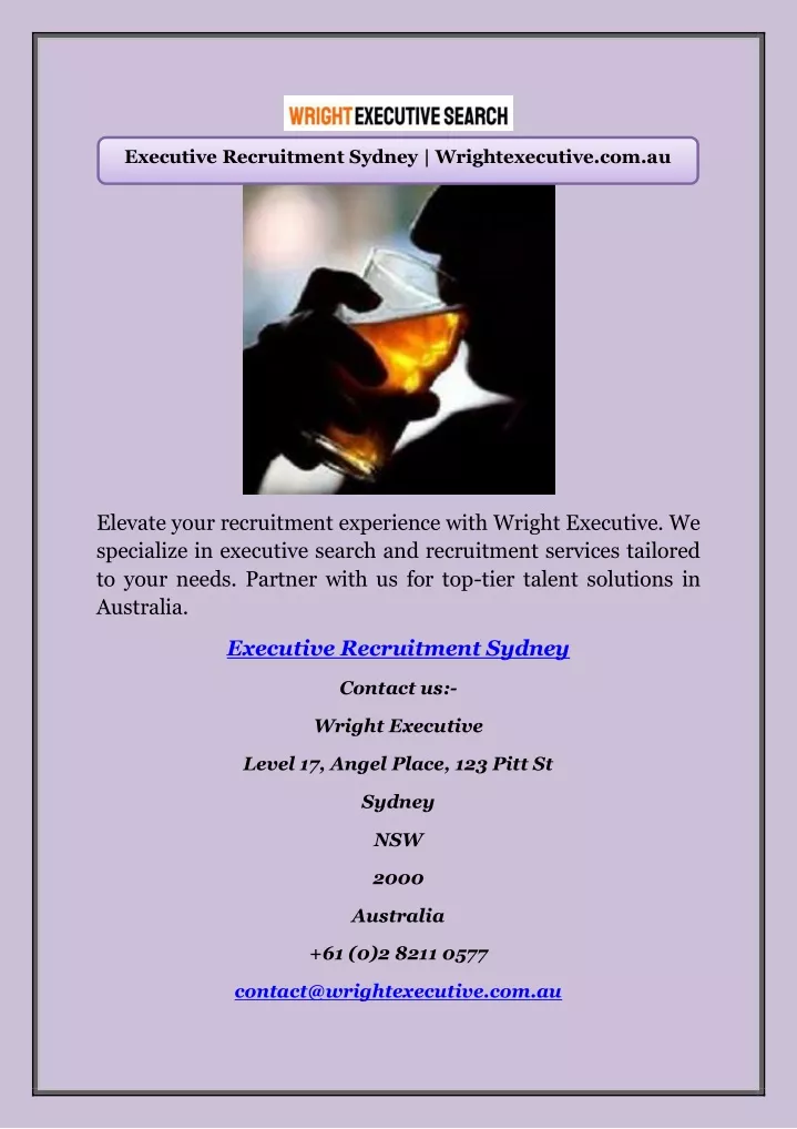 executive recruitment sydney wrightexecutive