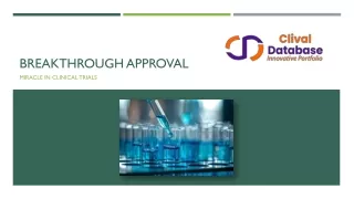 breakthrough approval