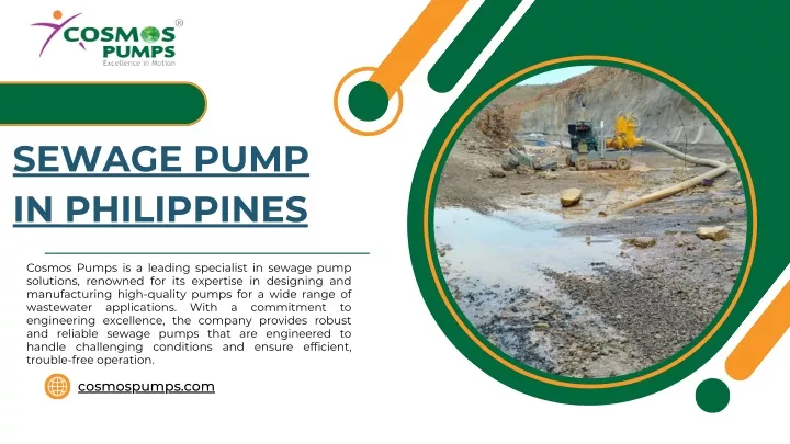 sewage pump in philippines