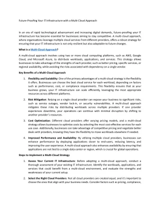 future proofing your it infrastructure with