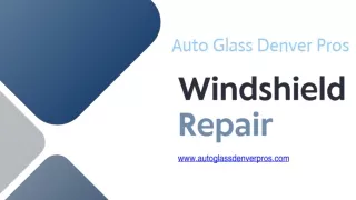 windshield repair