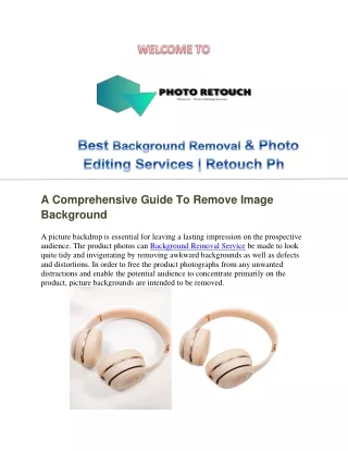 Background Removal Service