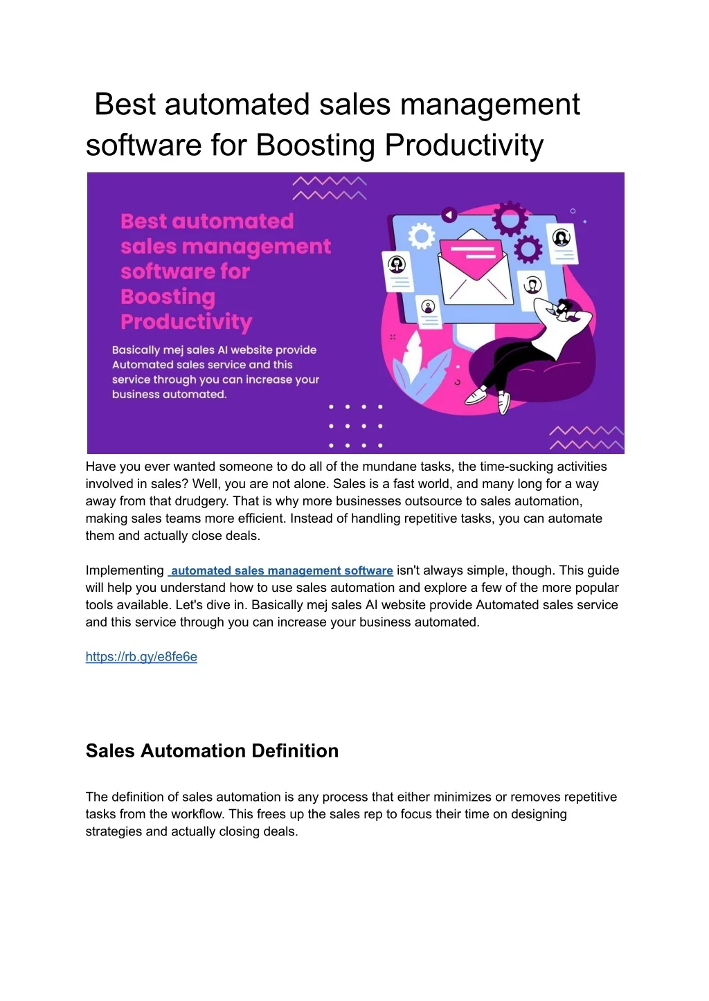 PPT - Best automated sales management software for Boosting ...