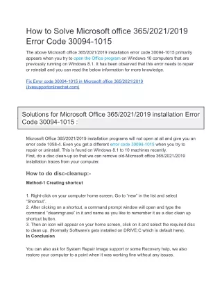 how to solve microsoft office 365 2021 2019 error