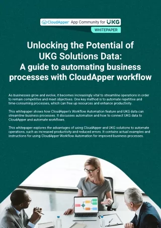 unlocking the potential of ukg solutions data