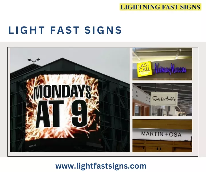 light fast signs