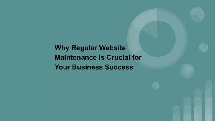 why regular website maintenance is crucial